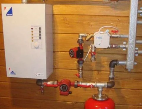 Монтаж электрокотла