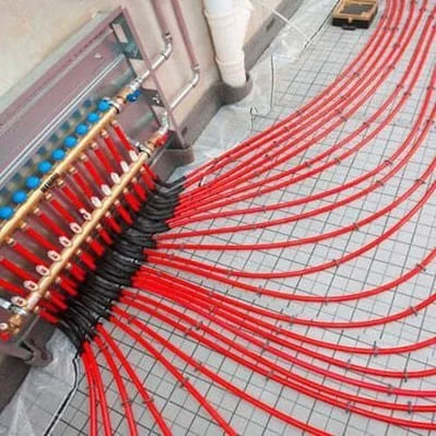 Трубопровод из сшитого полиэтилена - монтаж теплого пола