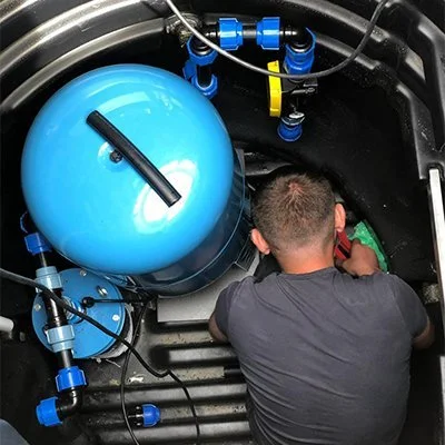 Подключение гидроаккумулятора к скважинному насосу