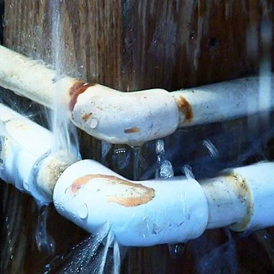 Протечка трубопровода