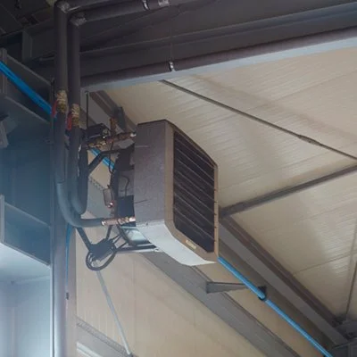 Установка воздушного отопления