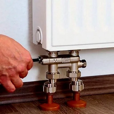 Радиатор с нижним подключением