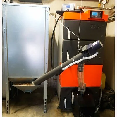 Промышленный пеллетный котел