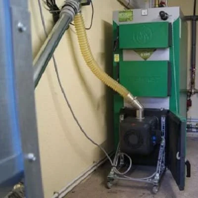 Пеллетный котел Drew-Met с отдельностоящим бункером