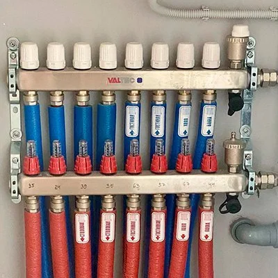 коллектор с расходомером