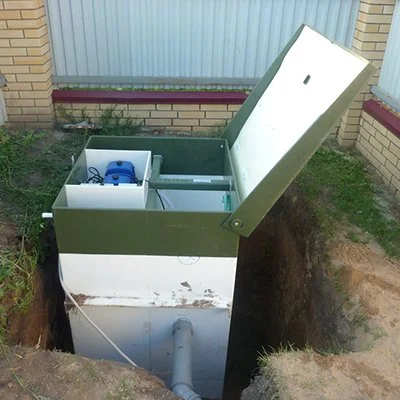 Монтаж станции биоочистки