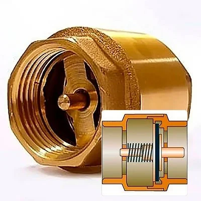 Обратный клапан из латуни