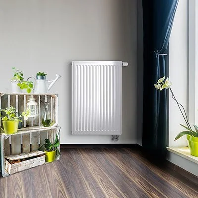 Панельный радиатор в интерьере