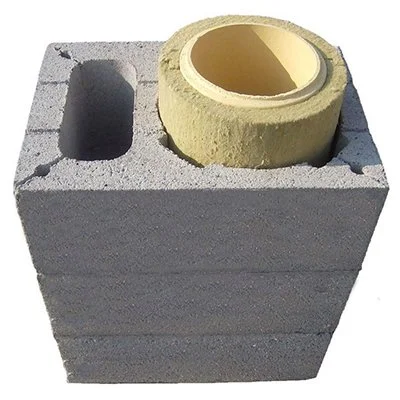 Керамический дымоход с вентканалом