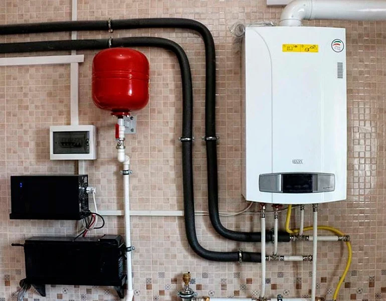 Стабилизатор с газовым котлом