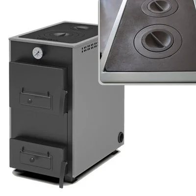 Твердотопливный котел Куппер с плитой