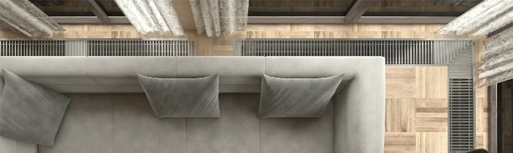 Водяные внутрипольные обогреватели