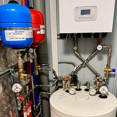 Котельная с установленным расширительным баком