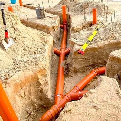 Монтаж канализационных труб