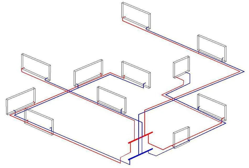 плечевая схема на 2 этажа