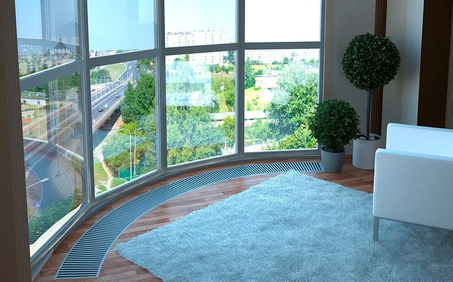 внутрипольный конвектор