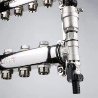 ᐉ Коллектор Valtec из нержавеющей стали с термостатическими клапанами 1", 6 выходов x 3/4" ✔️ фото | ⏩ Progreem.by