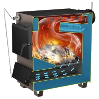 Твердотопливный котел СТЭН "Каракан" 16ТПЭВ-3 (двухконтурный) [16 кВт]