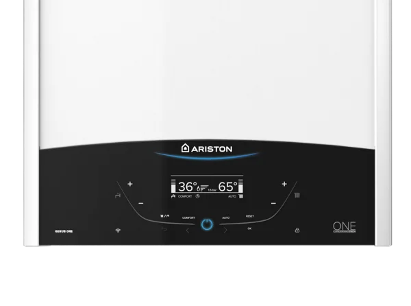 ᐉ Конденсационный газовый котел Ariston GENUS One System 24 одноконтурный турбированный [24,4 кВт] ✔️ фото | ⏩ Progreem.by