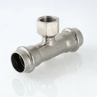 ᐉ Пресс-тройник из нержавеющей стали Valtec вн. р. 28 мм x 3/4 ✔️ фото | ⏩ Progreem.by