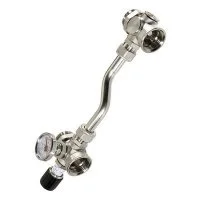 Байпас проходной с перепускным клапаном и термометрами Valtec