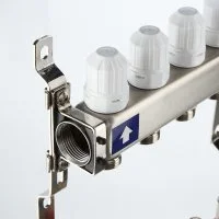 ᐉ Коллекто Valtec из нержавеющей стали VTc.579.EMN 1", 3 выхода x 3/4", "евроконус" ✔️ фото | ⏩ Progreem.by