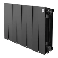 Радиатор биметаллический Royal Thermo PianoForte 300 Чёрный [8 секций]