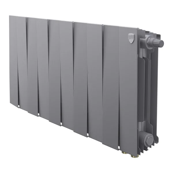 Радиатор биметаллический Royal Thermo PianoForte 300 Серебристый VR80 [10 секций]