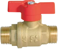 ᐉ Кран шаровой БАЗ 11Б27П1 Ду15 А32/1 1/2” нр/нр бабочка ✔️ фото | ⏩ Progreem.by