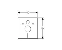ᐉ Звукоизоляционная прокладка Geberit 156.050.00.1 ✔️ фото | ⏩ Progreem.by