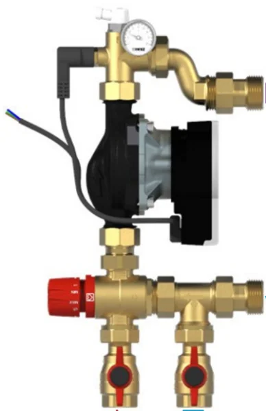 Насосно-смесительный узел Herz Thermo с насосом Wilo PARA, умный дом