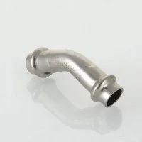 ᐉ Пресс-угольник 45° (раструб-раструб) из нержавеющей стали Valtec 35 мм ✔️ фото | ⏩ Progreem.by