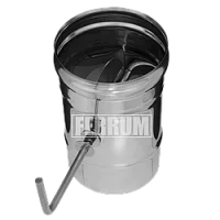 Шибер поворотный Ferrum 0.8 мм d 115 мм