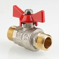 ᐉ Шаровой кран Valtec Base, рукоятка бабочка 1 нар.р. ✔️ фото | ⏩ Progreem.by