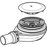 Сифон Geberit для душевого поддона d90, высота гидрозатвора 30 мм, d40 мм PE-HD, хром глянцевый 150.583.21.1 ᐉ Сифон Geberit для душевого поддона d90, высота гидрозатвора 30 мм, d40 мм PE-HD, хром глянцевый 150.583.21.1 ✔️ фото | ⏩ Progreem.by