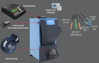 Твердотопливный котел ZOTA BULAT [35 кВт]