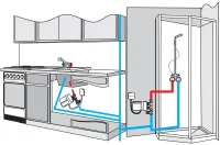 ᐉ Проточный водонагреватель DAFI Х4 4,5 [4.5 кВт] ✔️ фото | ⏩ Progreem.by