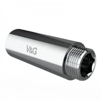 Удлинитель латунный V&G VALOGIN ВхН хромированный 1" x 60 ᐉ Удлинитель латунный V&G VALOGIN ВхН хромированный 1" x 60 ✔️ фото | ⏩ Progreem.by