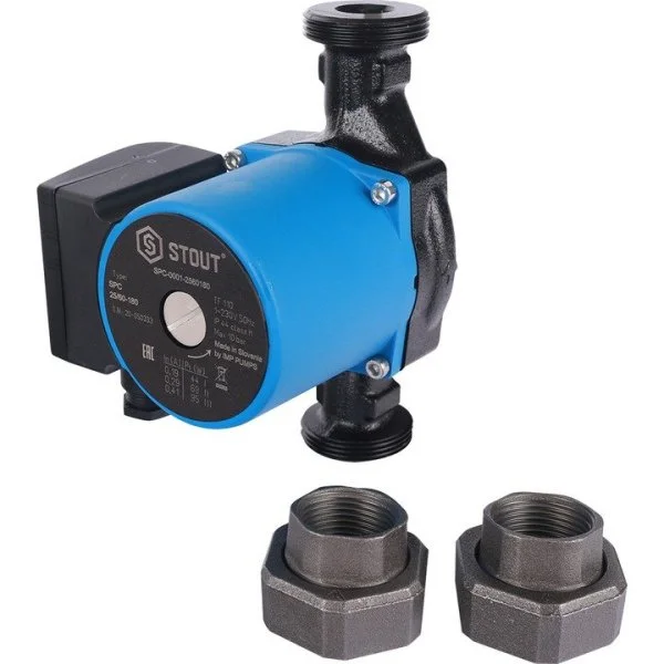 ᐉ Насос циркуляционный Stout 25/60-180 SPC-0001-2560180 ✔️ фото | ⏩ Progreem.by