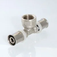 ᐉ Пресс-фитинг тройник Valtec c переходом на вн.р. 32 мм 1 ✔️ фото | ⏩ Progreem.by