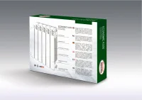 ᐉ Радиатор алюминиевый Standard Hidravlika Economic A100 [10 секций] ✔️ фото | ⏩ Progreem.by