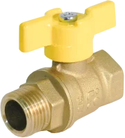 ᐉ Кран шаровой БАЗ 11Б27п Ду25 А11/1 газ 1” вр/нр бабочка ✔️ фото | ⏩ Progreem.by