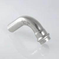 ᐉ Пресс-угольник 90° (раструб-труба) из нержавеющей стали Valtec 35а x 35 мм ✔️ фото | ⏩ Progreem.by