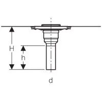 ᐉ Душевой трап Geberit 154.053.00.1 с решеткой 80х80, хром [0.8 л/с] ✔️ фото | ⏩ Progreem.by