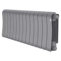 Радиатор биметаллический Royal Thermo Infinity 300 Silver Satin VR80 [6 секций]