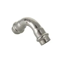 Пресс-угольник 90° (раструб-раструб) из нержавеющей стали Valtec 22 мм