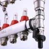 ᐉ Коллектор Valtec из нержавеющей стали со встроенными расходомерами 1", 10 выходов x 3/4" VTc.589.EMNX.0610 ✅ фото | Valtec ⭐ Progreem.by