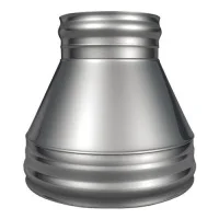 Конус утепленного дымохода Конвекция 0,8/0,5 мм d 100/200 мм