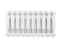 ᐉ Радиатор алюминиевый Halsen 350/80 [10 секций] ✔️ фото | ⏩ Progreem.by