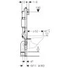 Инсталляция для унитаза Geberit Duofix Plattenbau H112 с кнопкой смыва Delta21, мат. хром ᐉ Инсталляция для унитаза Geberit Duofix Plattenbau H112 с кнопкой смыва Delta21, мат. хром 458.122.46.1 ✅ фото | Geberit ⭐ Progreem.by
